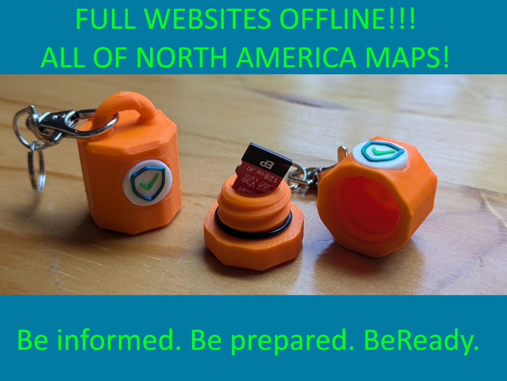 InfoVault Keychain - Survival & Prepper Offline Knowledge Library